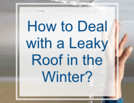 Dealing With a Leaking Roof in Winter