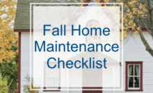 Fall Home Maintenance Checklist