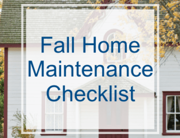 Fall Home Maintenance Checklist