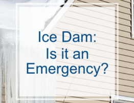 Ice Dam- Is it an emergency?