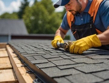 Naperville roofers matching shingles on a home